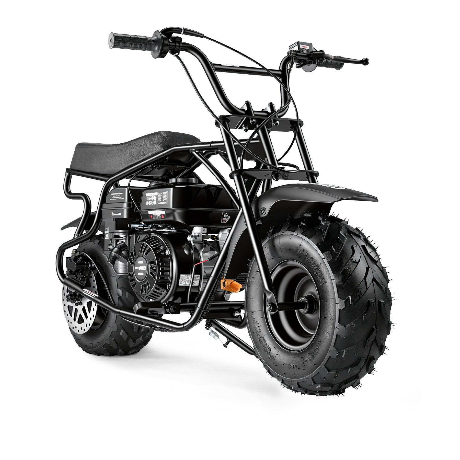 Oryxearth BRM200-2 196CC Off-Road Mini Bike for Adults & Teens, 4-Stroke Engine, Supports Up to 220 lbs