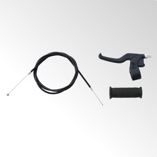 Brake Lever and Grip Kit for Oryxearth BRM40-2 Mini Bike Black