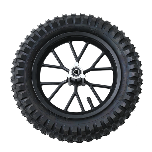 Oryxearth BRM40-3 Mini Bike Wheel Assembly Black (Front or Rear)