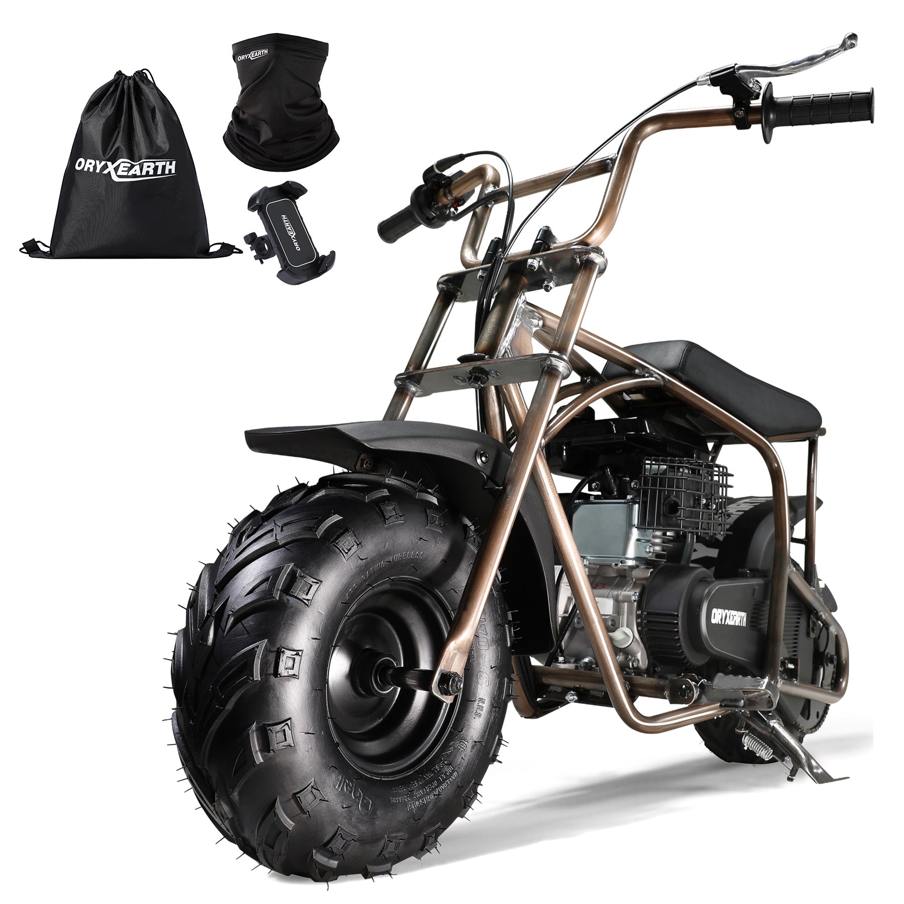 【WMT】OGM105 Plus 4-Stroke Mini Bike, 105CC Gas Powered Dirt Bike,Off-Road Trail for Adult, up to 28 Mph