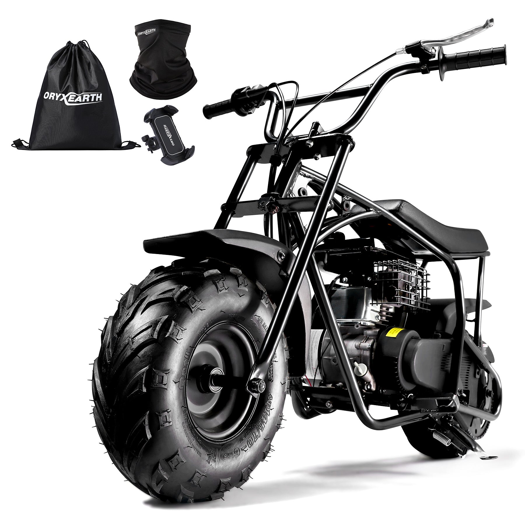 【WMT】OGM105 Plus 4-Stroke Mini Bike, 105CC Gas Powered Dirt Bike,Off-Road Trail for Adult, up to 28 Mph