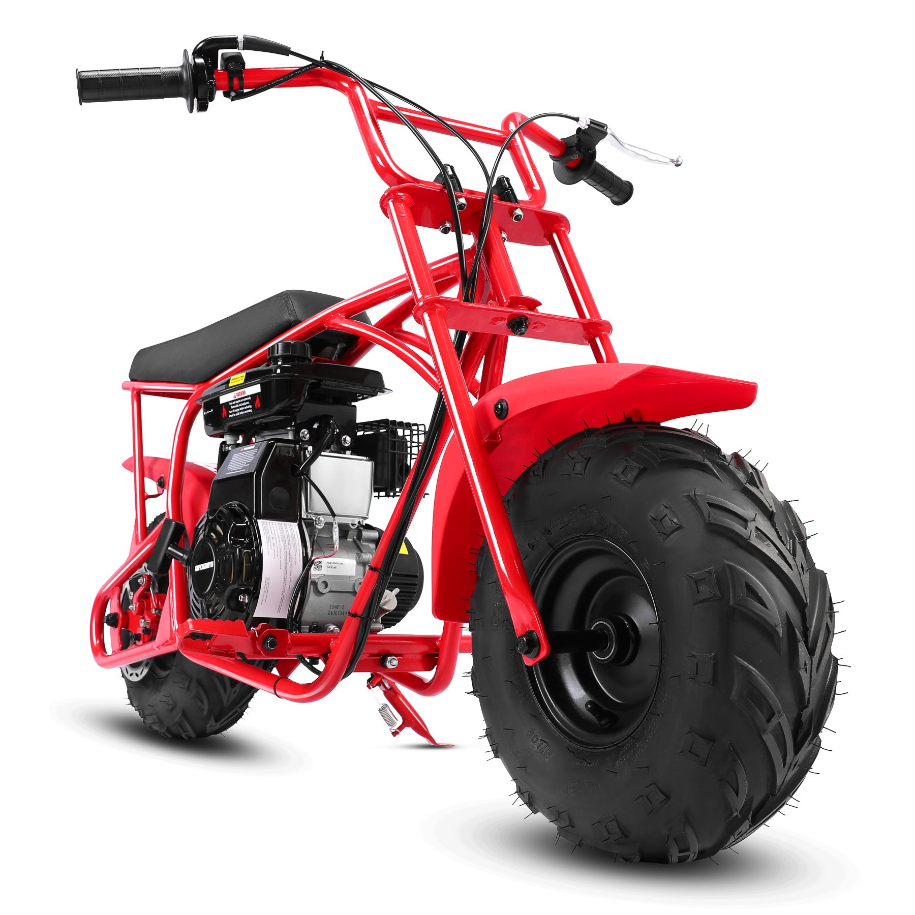 【WMT】OGM105 Plus 4-Stroke Mini Bike, 105CC Gas Powered Dirt Bike,Off-Road Trail for Adult, up to 28 Mph