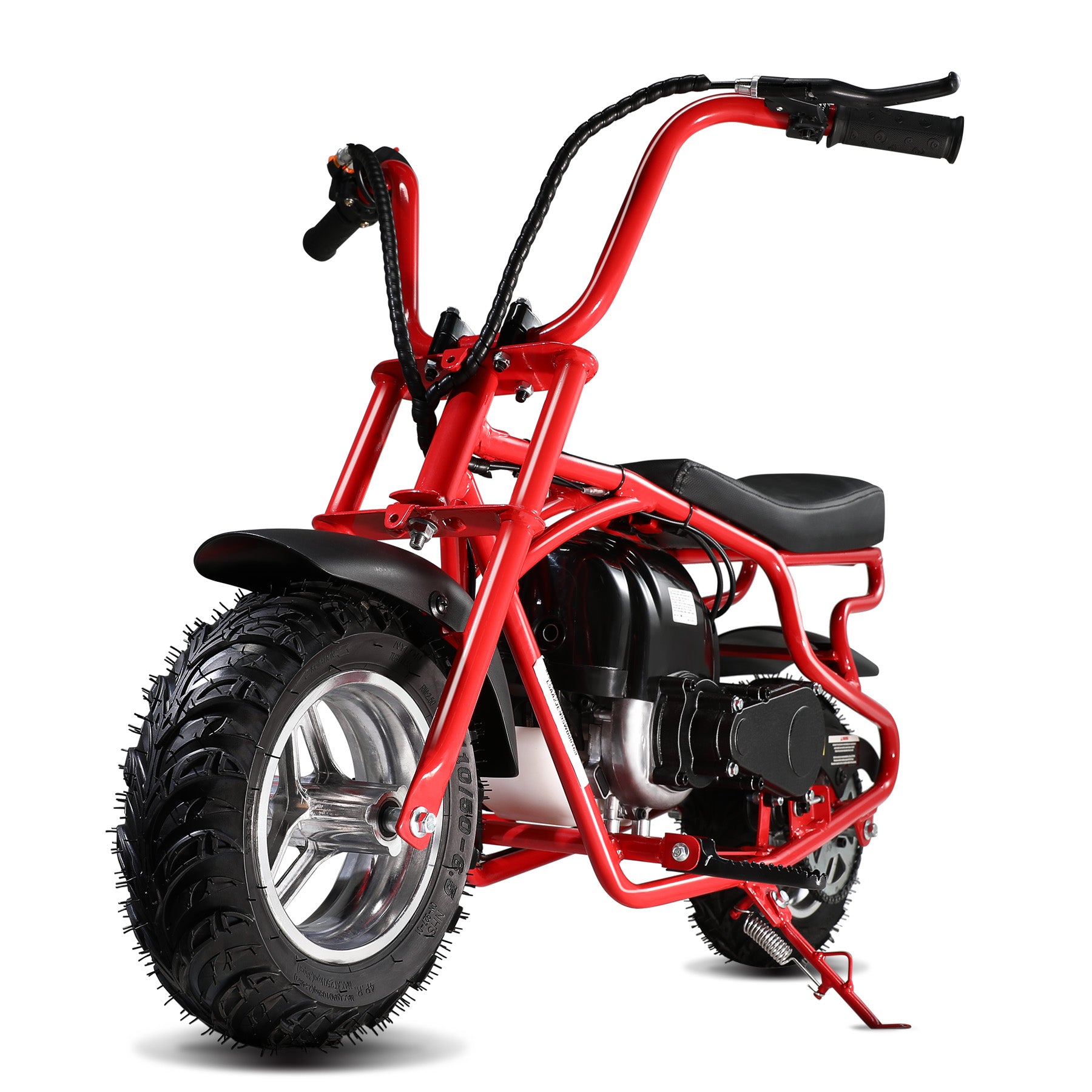 Oryxearth 37.7CC 4-Stroke Mini Bike, Gas Powered Dirt Off Road Trail, up to 15.5 Mph, Red