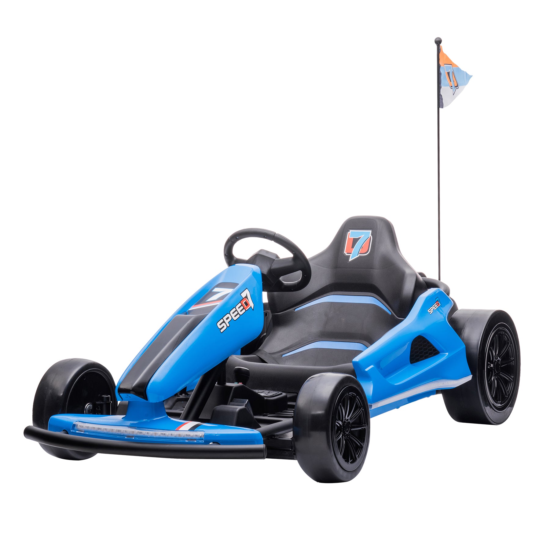 Go-Kart Pedal Go-Kart 12V Kinderfahrzeug 3-5km/h Sportwagenstruktur