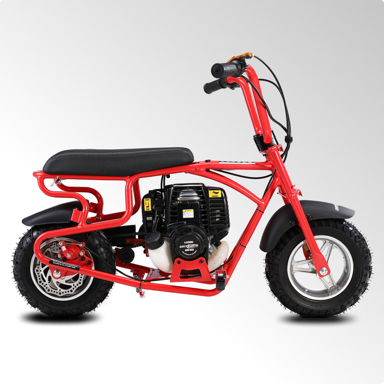 Oryxearth 37.7CC Mini Dirt Bike, 4-Stroke Gas Power 16 mph Bike,Off Road for Teens, Pull Start