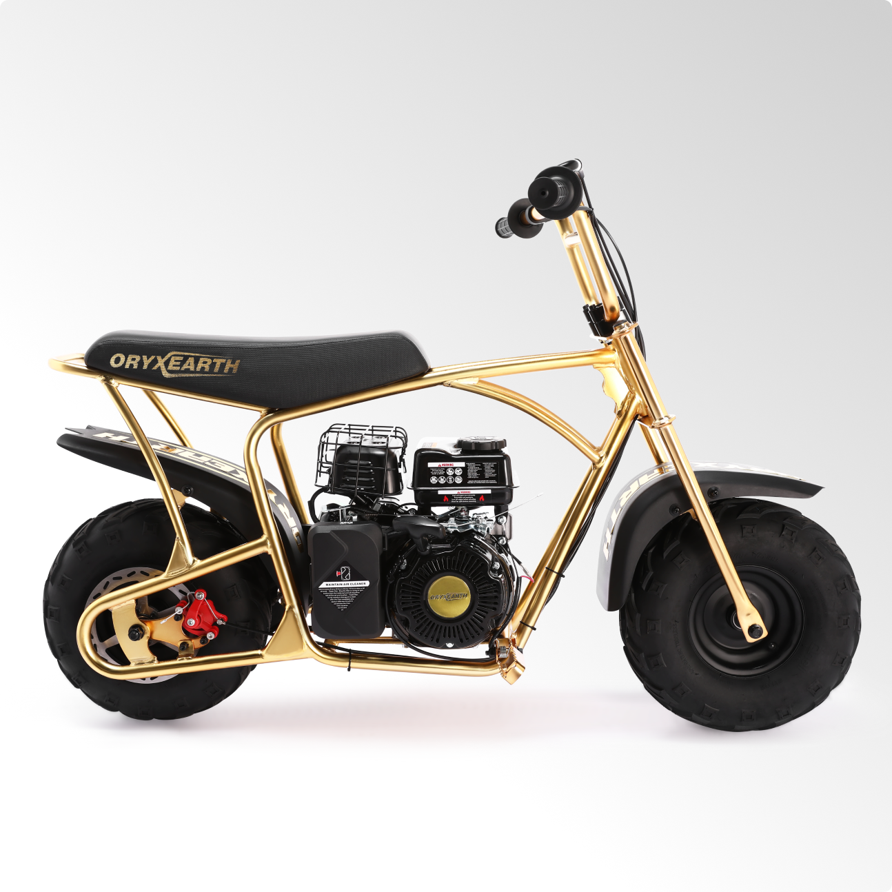BRM100P Gas Mini Bike-Gold | Limited Edition,Up to 28 MPH