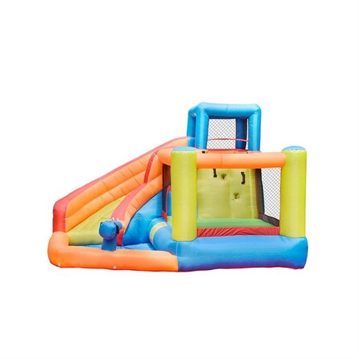 Hüpfburg HomeMiYN Hüpfburg mit Gebläse Spielplatz im Freien mit Klettern, 310 cm x 280 cm x 210 cm (L x B x H)