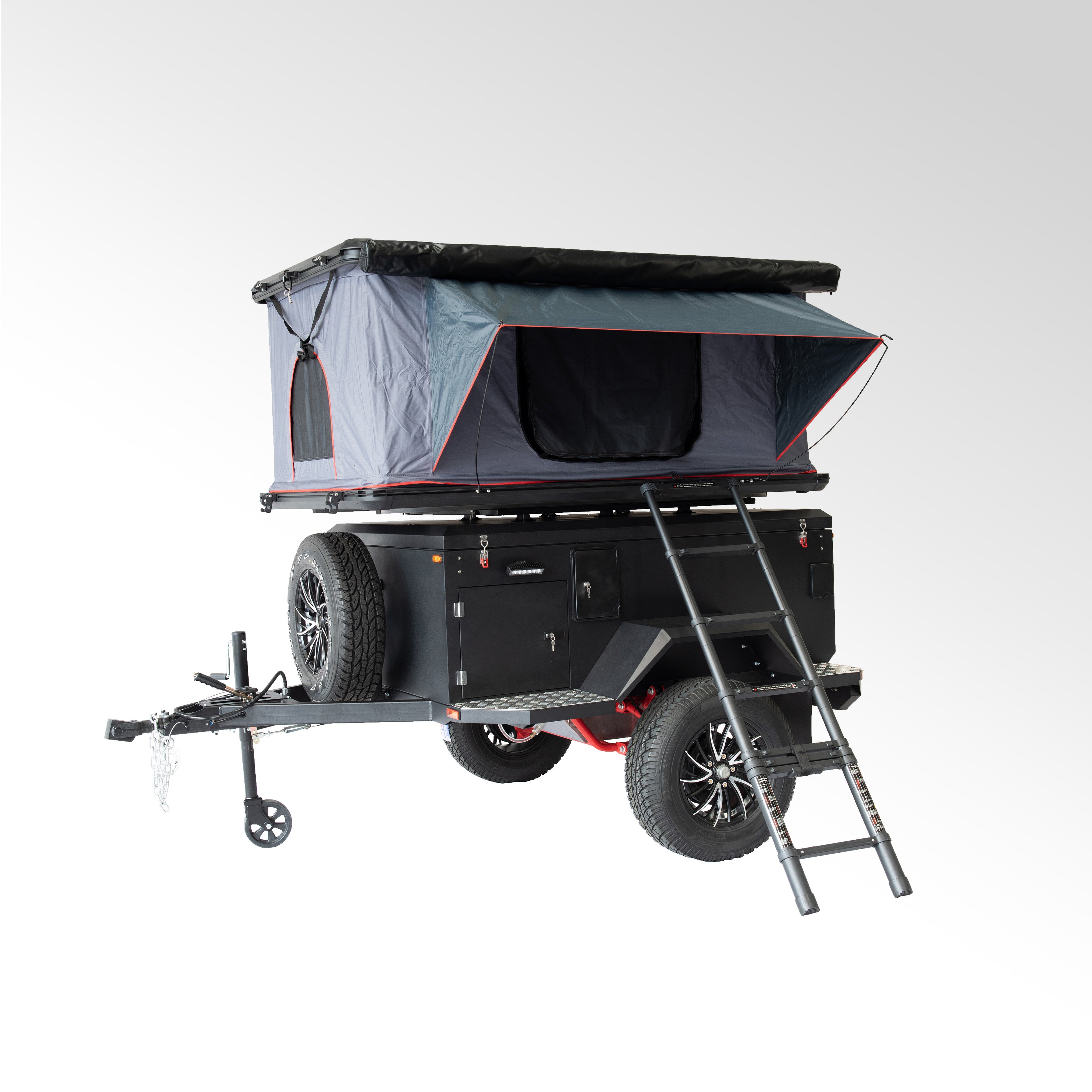 NEWEST Camping trailer 2026 with Strong chassic .Include kitchen systm ,water system,electric system and rooftop tent
