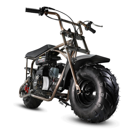 Oryxearth 105CC 4-Stroke Retro Style Mini Dirt Bike