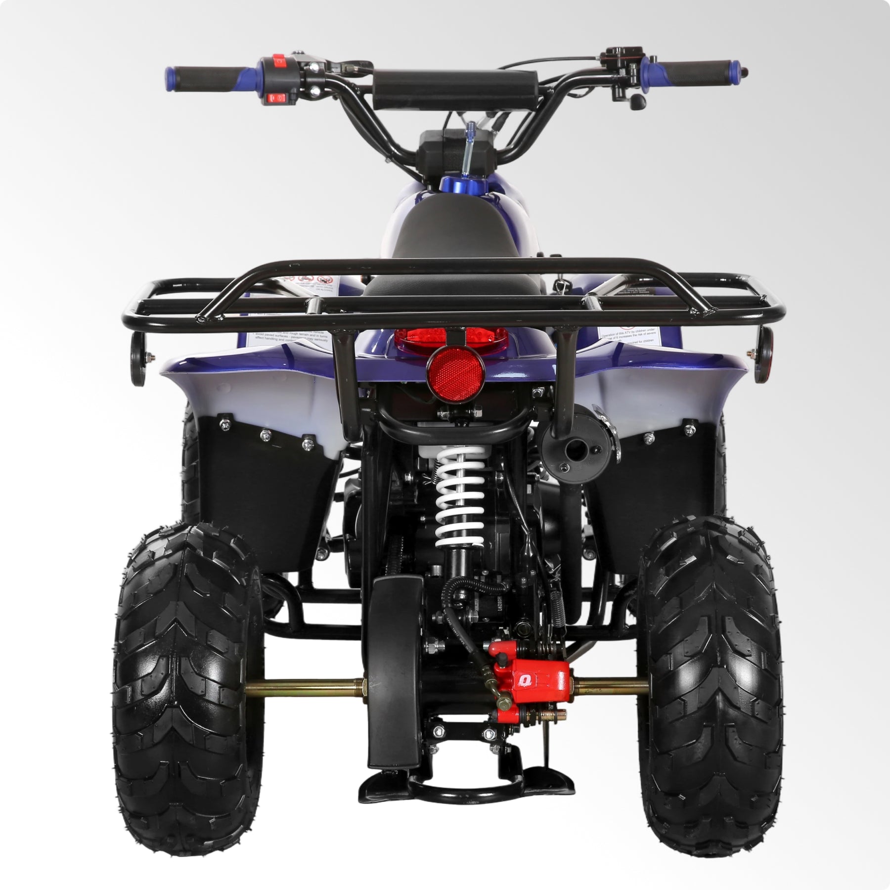 Coolster 110CC 4-Stroke Kids ATV, 10mph Max Speed, Front & Rear Disc Brakes, All-Terrain 4-Wheeler with LED Lights, Supports Up to 143 LBS