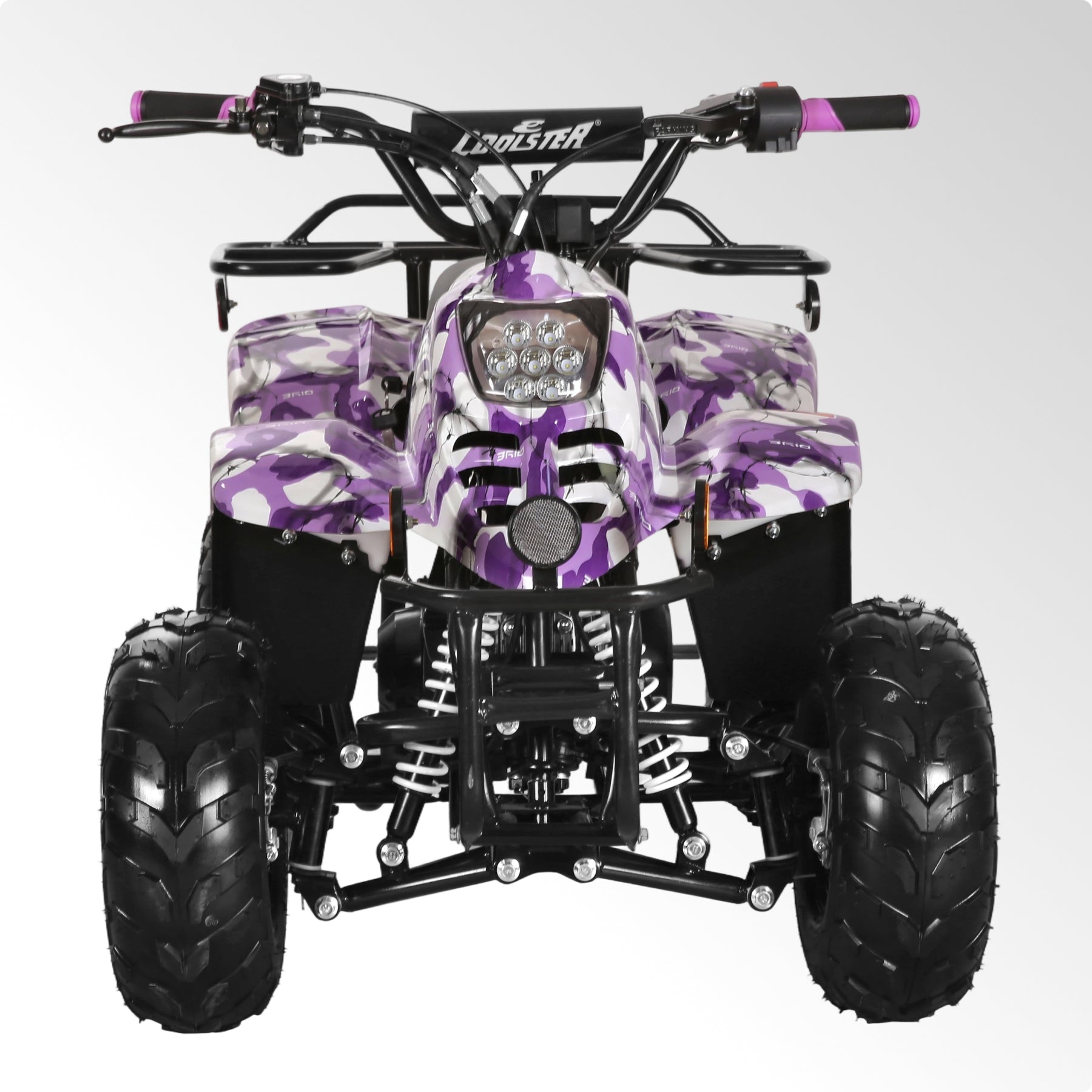 Coolster 110CC 4-Stroke Kids ATV, 10mph Max Speed, Front & Rear Disc Brakes, All-Terrain 4-Wheeler with LED Lights, Supports Up to 143 LBS