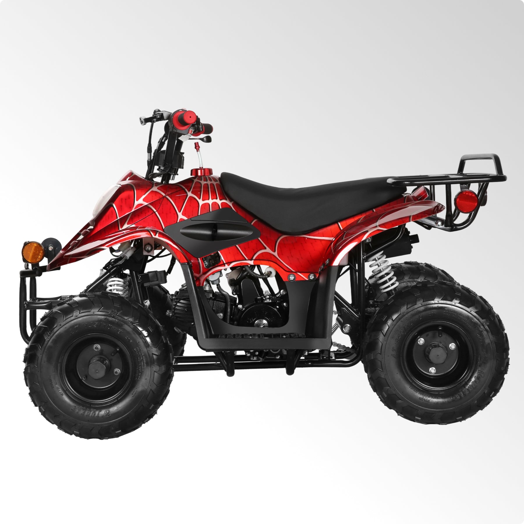 Coolster 110CC 4-Stroke Kids ATV, 10mph Max Speed, Front & Rear Disc Brakes, All-Terrain 4-Wheeler with LED Lights, Supports Up to 143 LBS