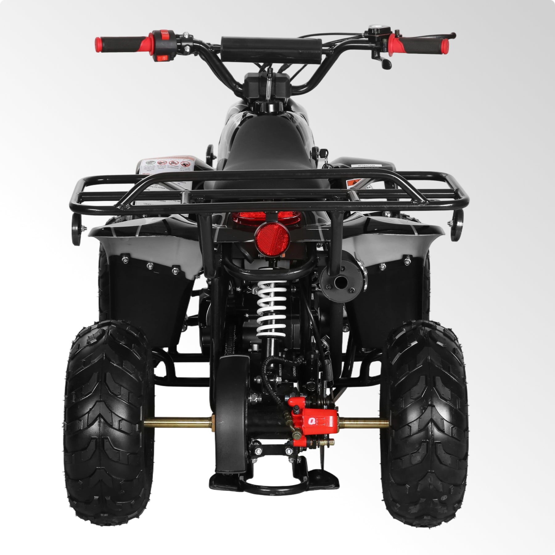 Coolster 110CC 4-Stroke Kids ATV, 10mph Max Speed, Front & Rear Disc Brakes, All-Terrain 4-Wheeler with LED Lights, Supports Up to 143 LBS