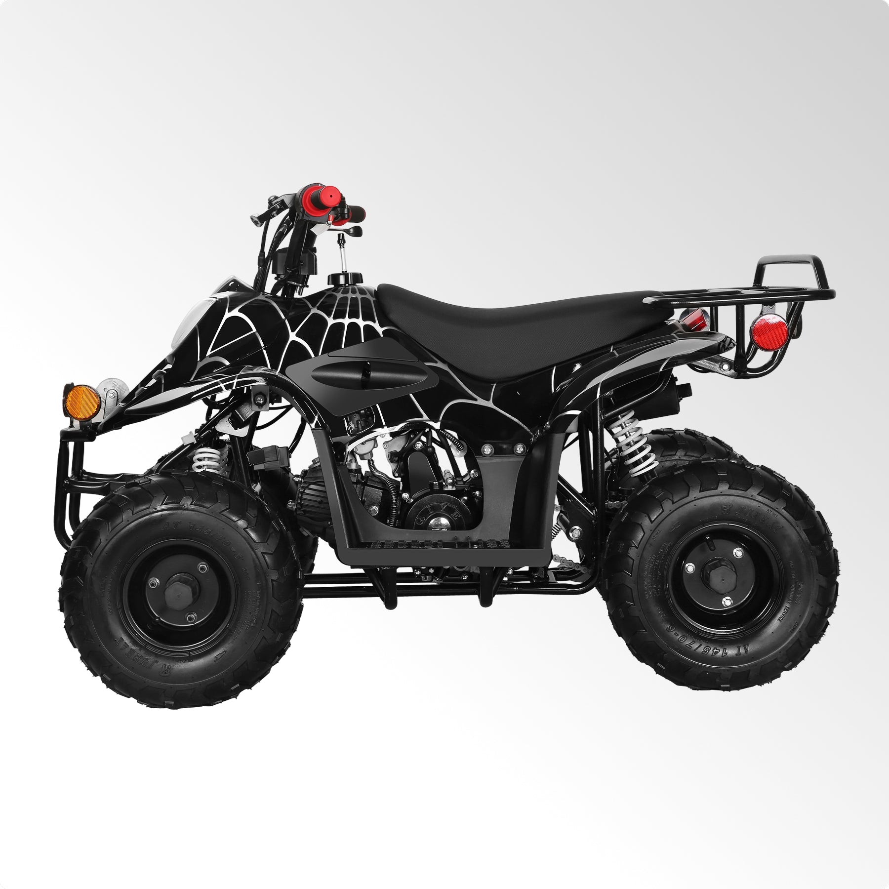 Coolster 110CC 4-Stroke Kids ATV, 10mph Max Speed, Front & Rear Disc Brakes, All-Terrain 4-Wheeler with LED Lights, Supports Up to 143 LBS