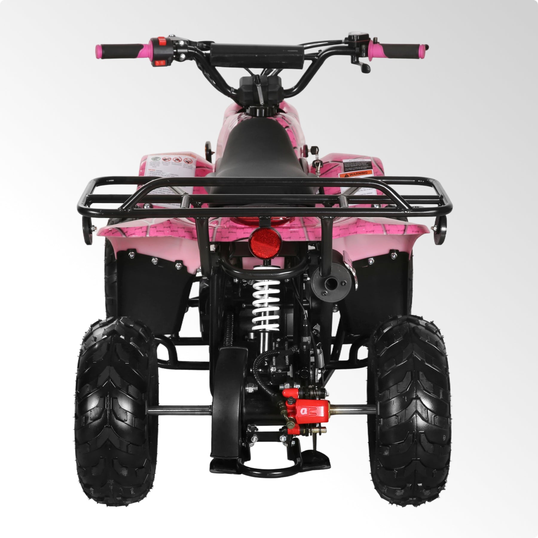 Coolster 110CC 4-Stroke Kids ATV, 10mph Max Speed, Front & Rear Disc Brakes, All-Terrain 4-Wheeler with LED Lights, Supports Up to 143 LBS