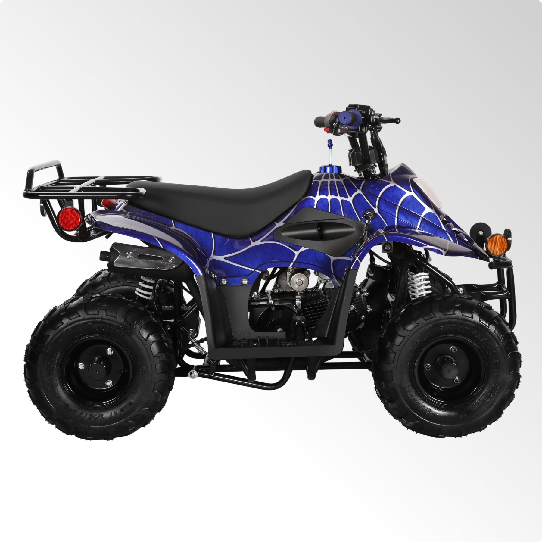 Coolster 110CC 4-Stroke Kids ATV, 10mph Max Speed, Front & Rear Disc Brakes, All-Terrain 4-Wheeler with LED Lights, Supports Up to 143 LBS