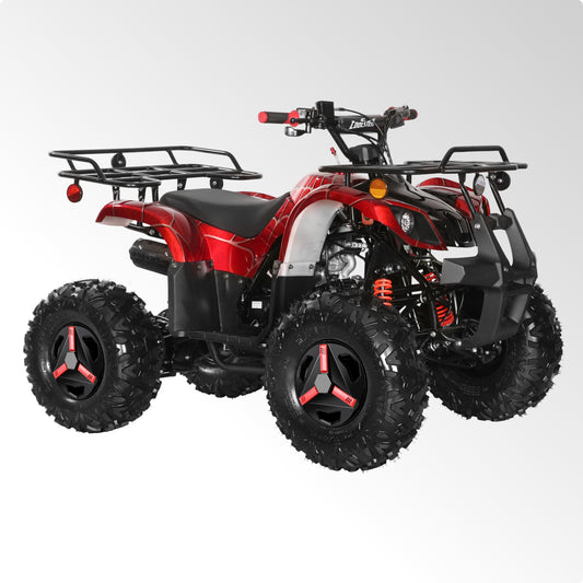 Coolster Gas ATV, 125CC 4-Stroke Mini Gas 4 Wheeler with Front and Rear Disc Brake, with Speed Control and LED Lights, Weight Support Up to 165 LBS, Max Speed 15mp