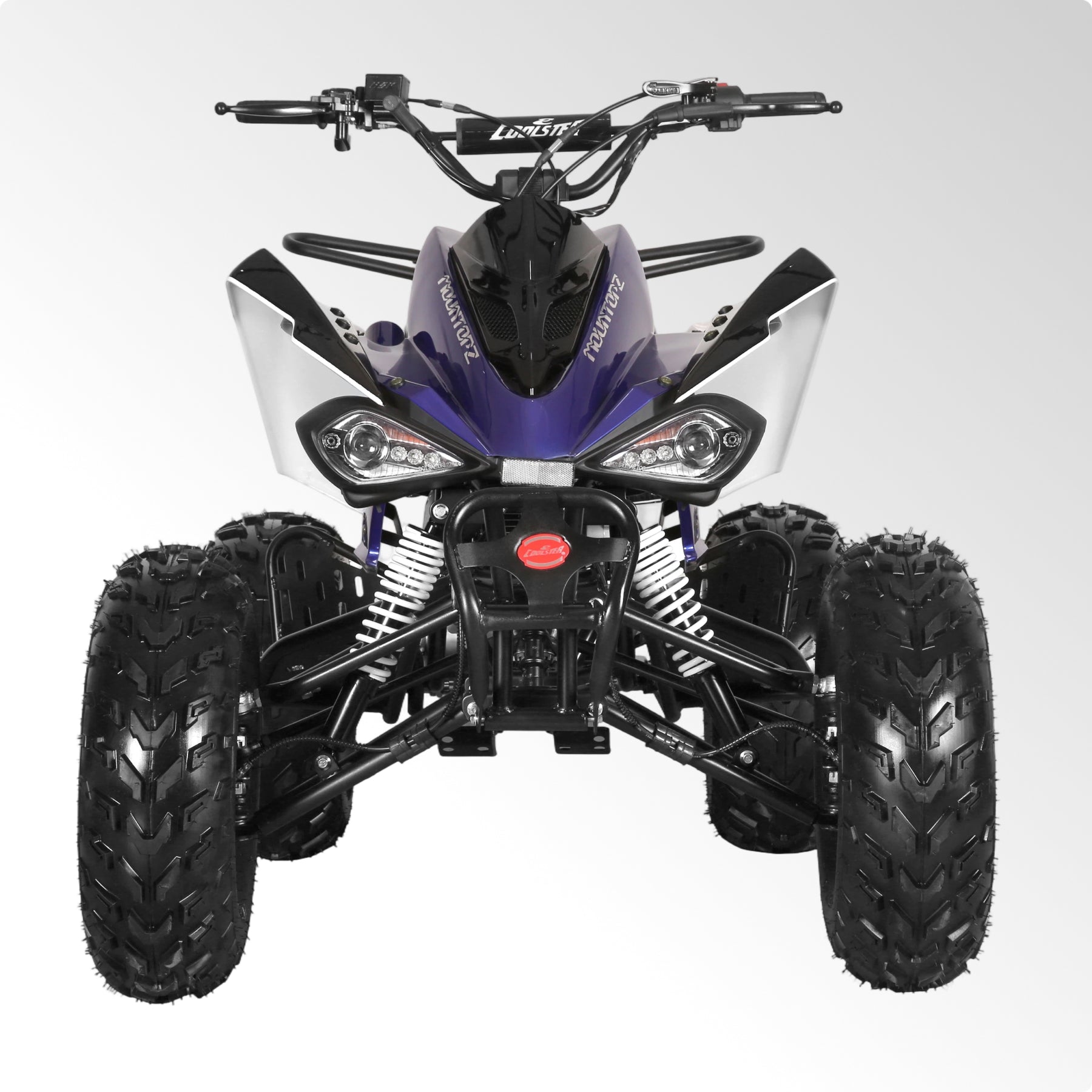Coolster Gas ATV, 200CC 4-Stroke Mini Gas 4 Wheeler with Front and Rear Disc Brake, with Speed Control and LED Lights, Weight Support Up to 220 LBS, Max Speed 15mph