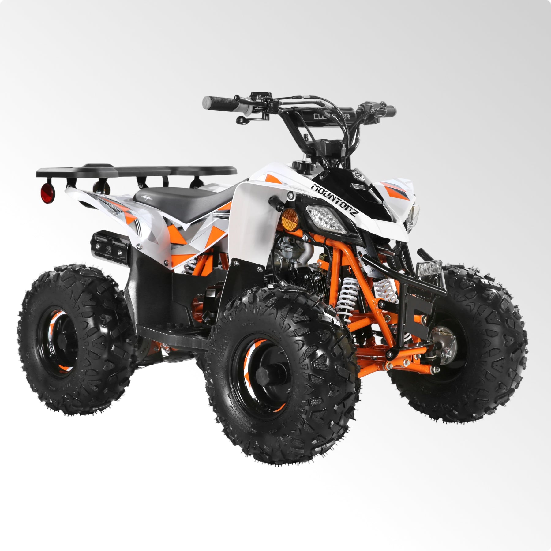 Coolster Gas ATV, 125CC 4-Stroke Mini Gas 4 Wheeler with Front and Rear Disc Brake, with Speed Control and LED Lights, Weight Support Up to 165 LBS, Max Speed 15mph