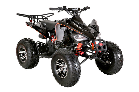 Coolster Gas ATV, 170CC 4-Stroke Mini Gas 4 Wheeler with Front and Rear Disc Brake, with Speed Control and LED Lights, Weight Support Up to 220 LBS, Max Speed 15mph