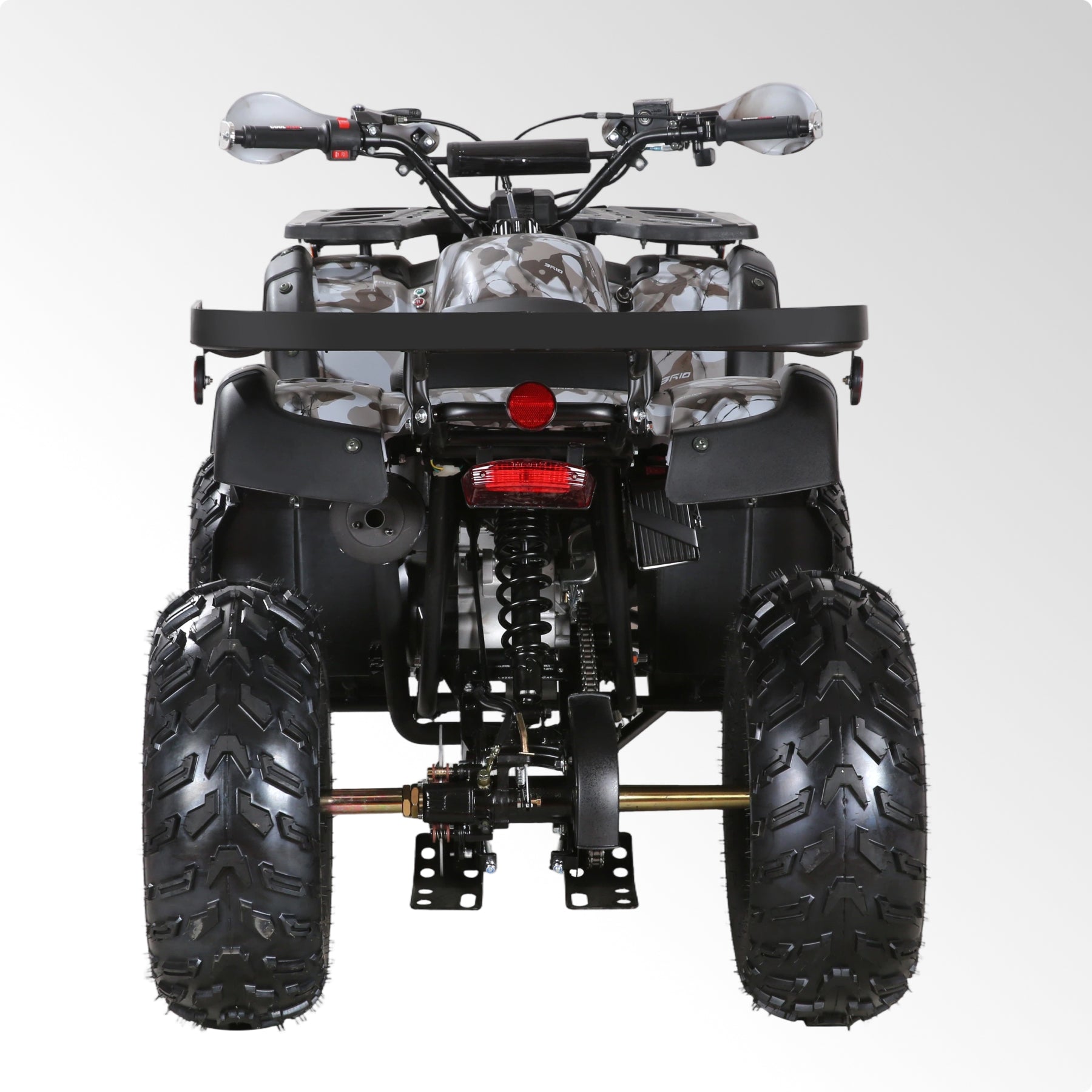 Coolster Gas ATV, 170CC 4-Stroke Mini Gas 4 Wheeler with Front and Rear Disc Brake, with Speed Control and LED Lights, Weight Support Up to 220 LBS, Max Speed 10mph