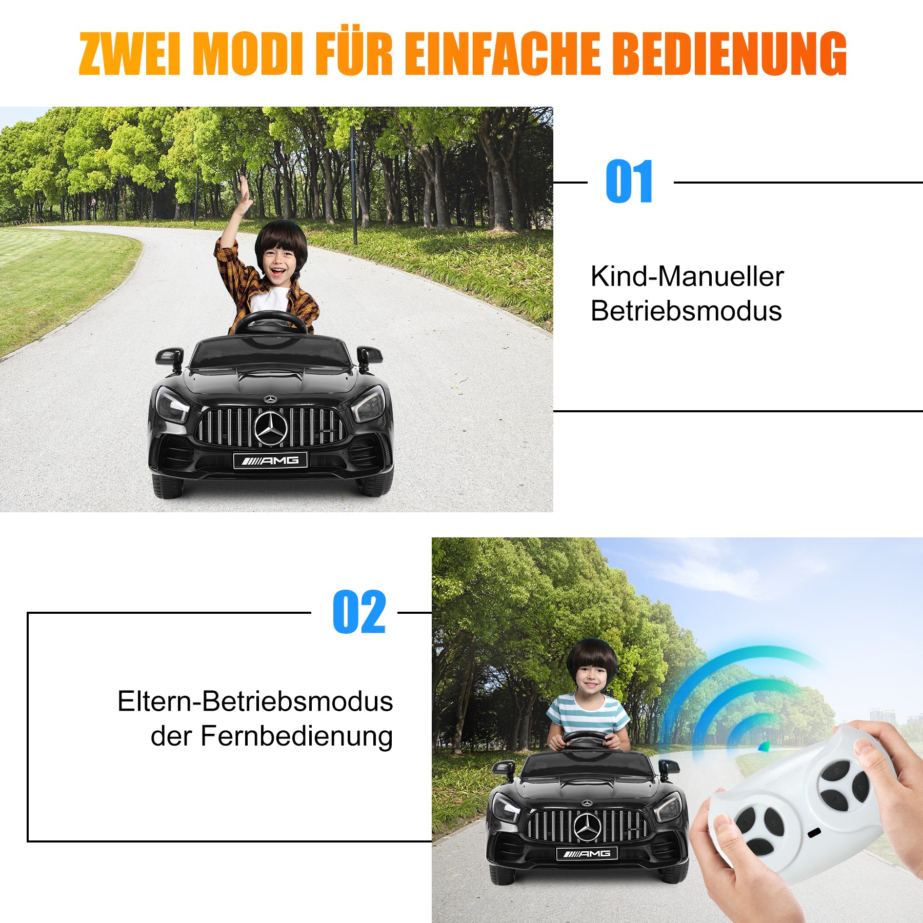 Elektro-Kinderauto UTV 12V Kinder Elektro-Geländewagen Kinderfahrzeug 2-6 km/h