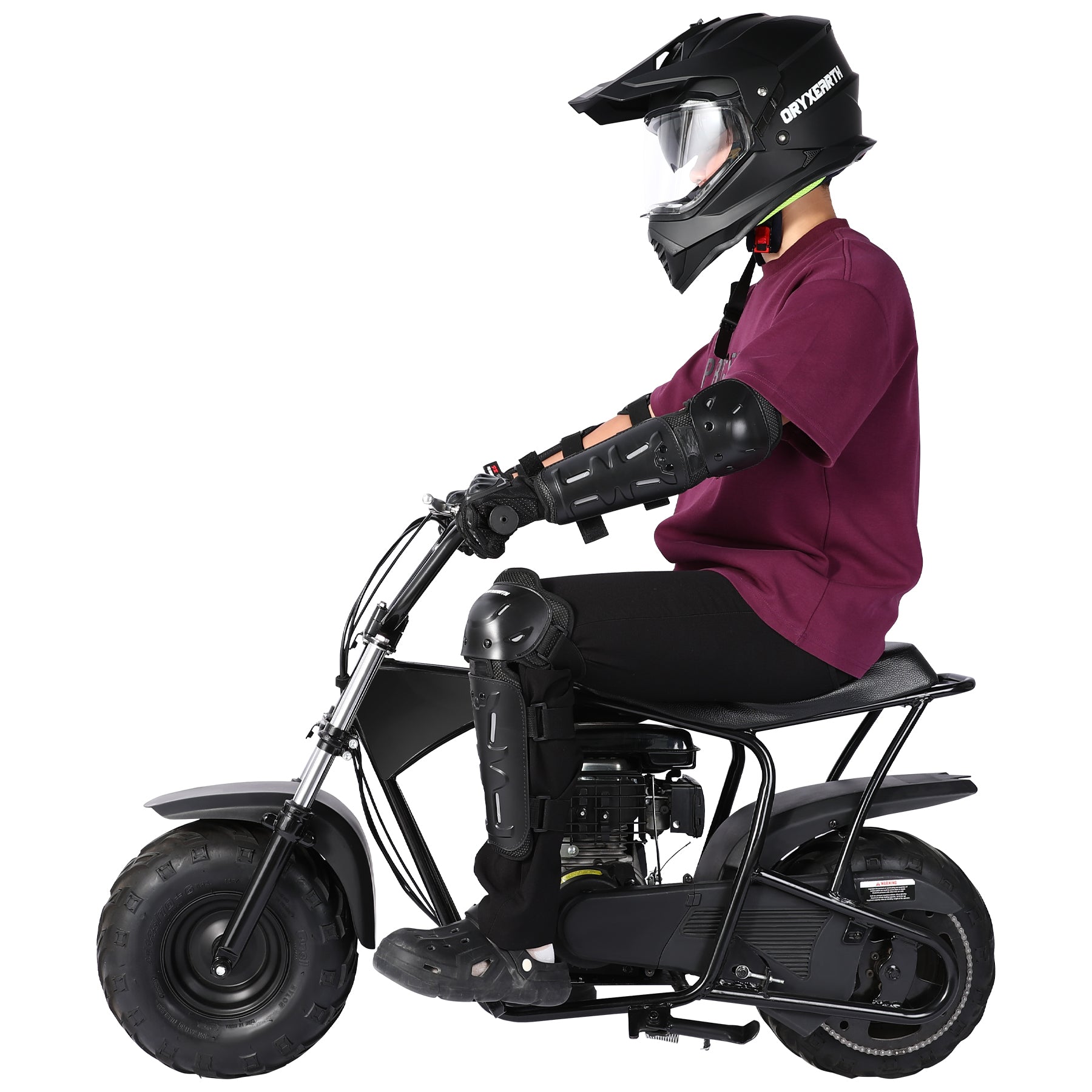 Oryxearth Mini Bike Front Fork Suspension Universal Mini Dirt Bike Suspension Set Pit Bike Shock Forks Frame Upgrades Assembly for Dirt Bike Motorcycle Minibike,Black (WM)