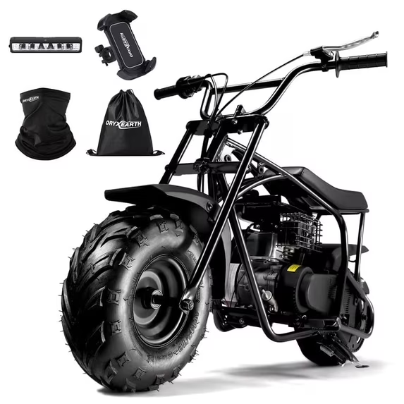 【WMT】OGM105 Plus 4-Stroke Mini Bike, 105CC Gas Powered Dirt Bike,Off-Road Trail for Adult, up to 28 Mph