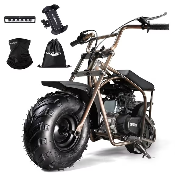 【WMT】OGM105 Plus 4-Stroke Mini Bike, 105CC Gas Powered Dirt Bike,Off-Road Trail for Adult, up to 28 Mph