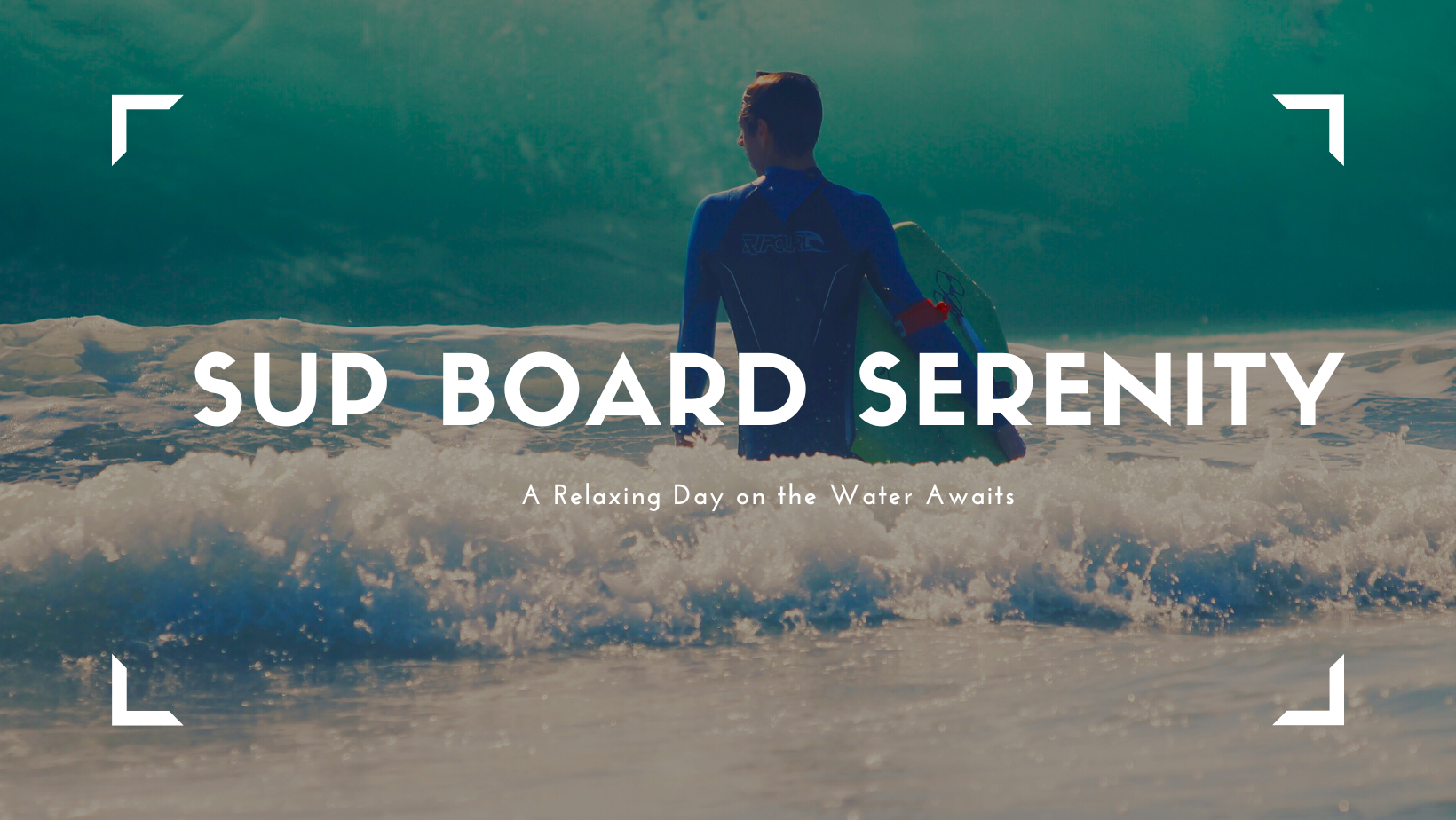 SUP Board Serenity: A Relaxing Day on the Water Awaits