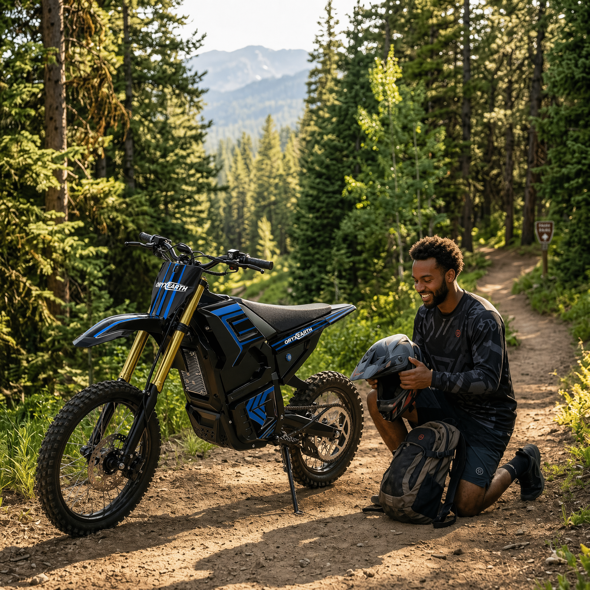 Oryxearth VRME1000-5 Lightweight Off-Road Electric Dirt Bike For Teens & Adults