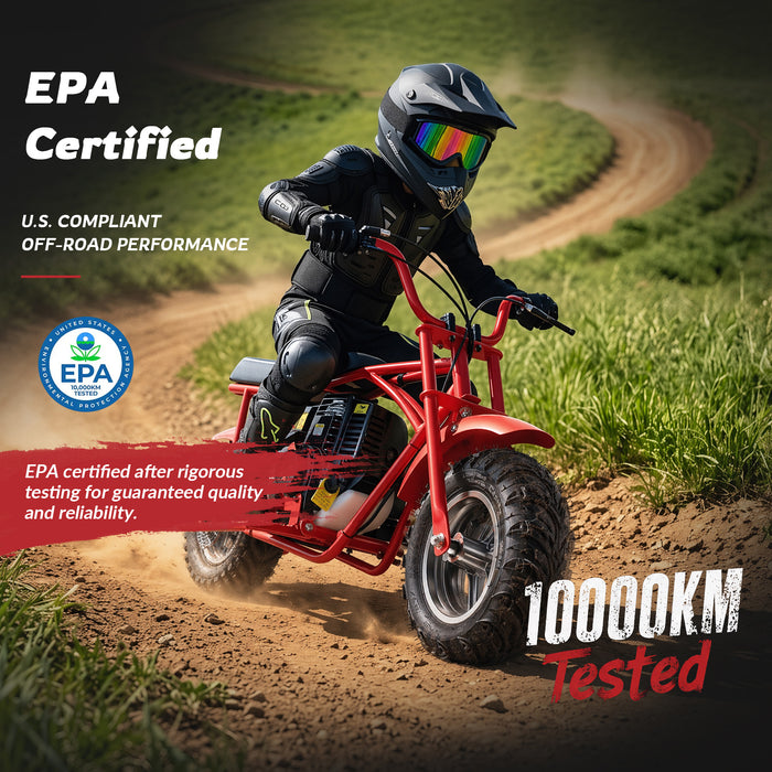 Oryxearth 37.7CC 4-stroke gas mini bike