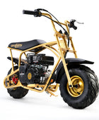 Oryxearth BRM100-4 99CC Off-Road Gas Mini Bike for Adults & Teens, Limited Edition Gold, Supports Up to 220 lbs
