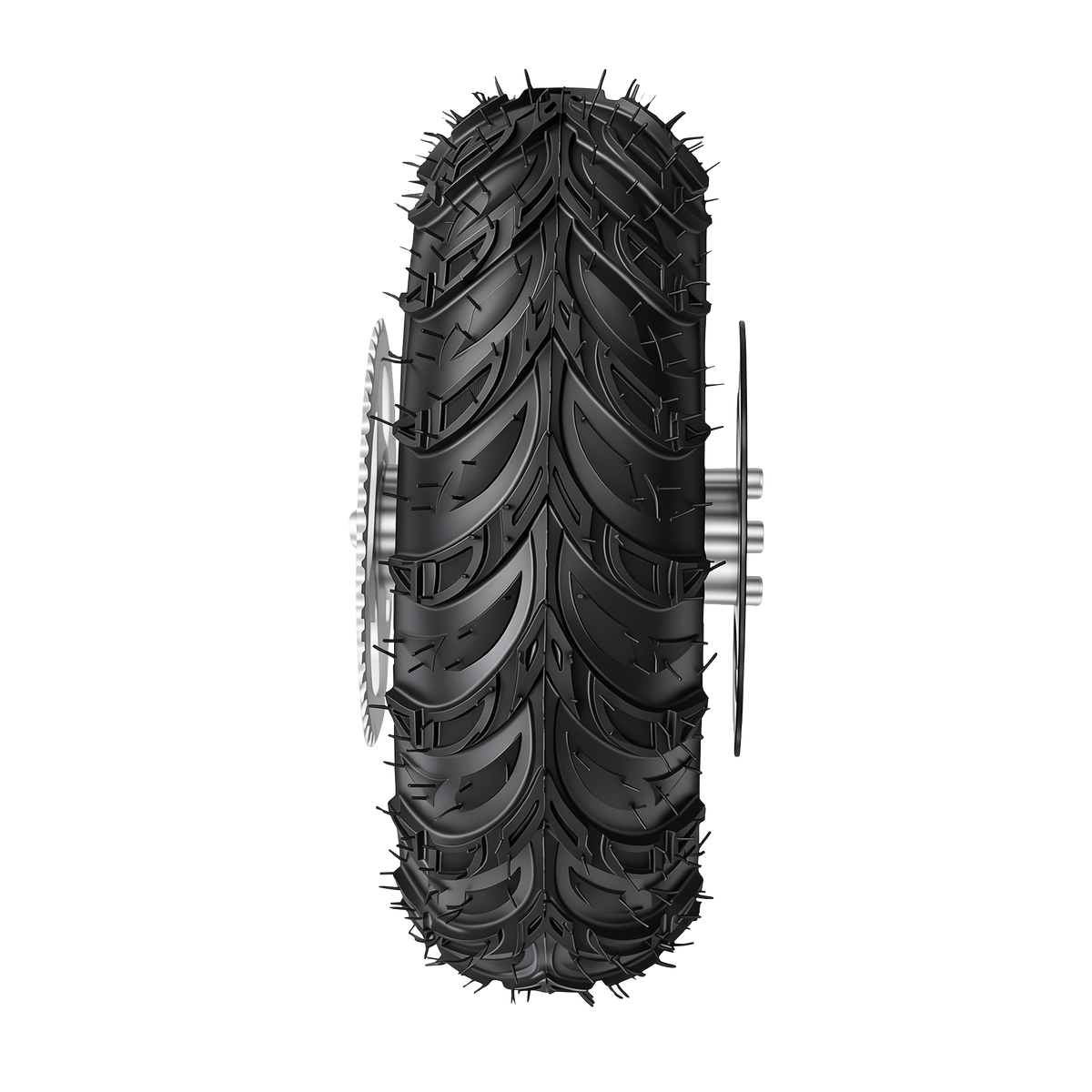 Oryxearth BRM40-2 Mini Bike Wheel Assembly Black (Front or Rear)