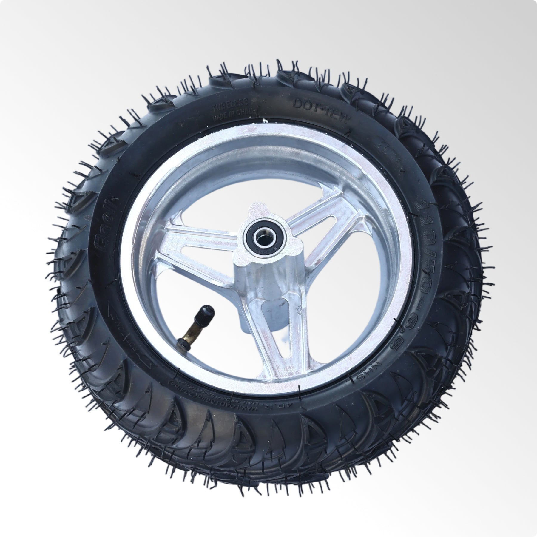 Oryxearth BRM40-2 Mini Bike Wheel Assembly Black (Front or Rear)
