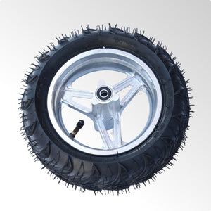 Oryxearth BRM40-2 Mini Bike Wheel Assembly Black (Front or Rear)