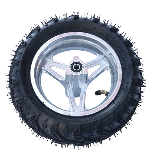 Oryxearth BRM40-2 Mini Bike Wheel Assembly Black (Front or Rear)