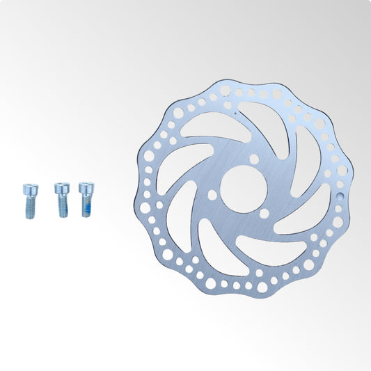 Brake Disc Rotor Assembly for Oryxearth BRM40-2 / BRM40-3 Mini Bike Black