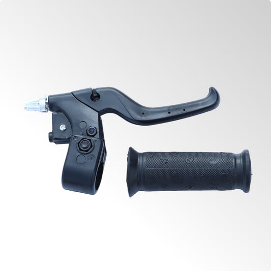Brake Lever and Grip Kit for Oryxearth BRM40-3 Mini Bike Black