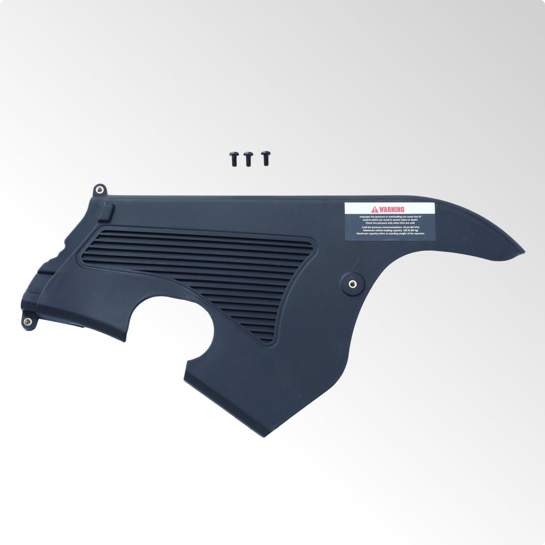 Oryxearth BRM100P-1 / BRM100-4 Mini Bike Chain Guard Assembly Black (Front or Rear)