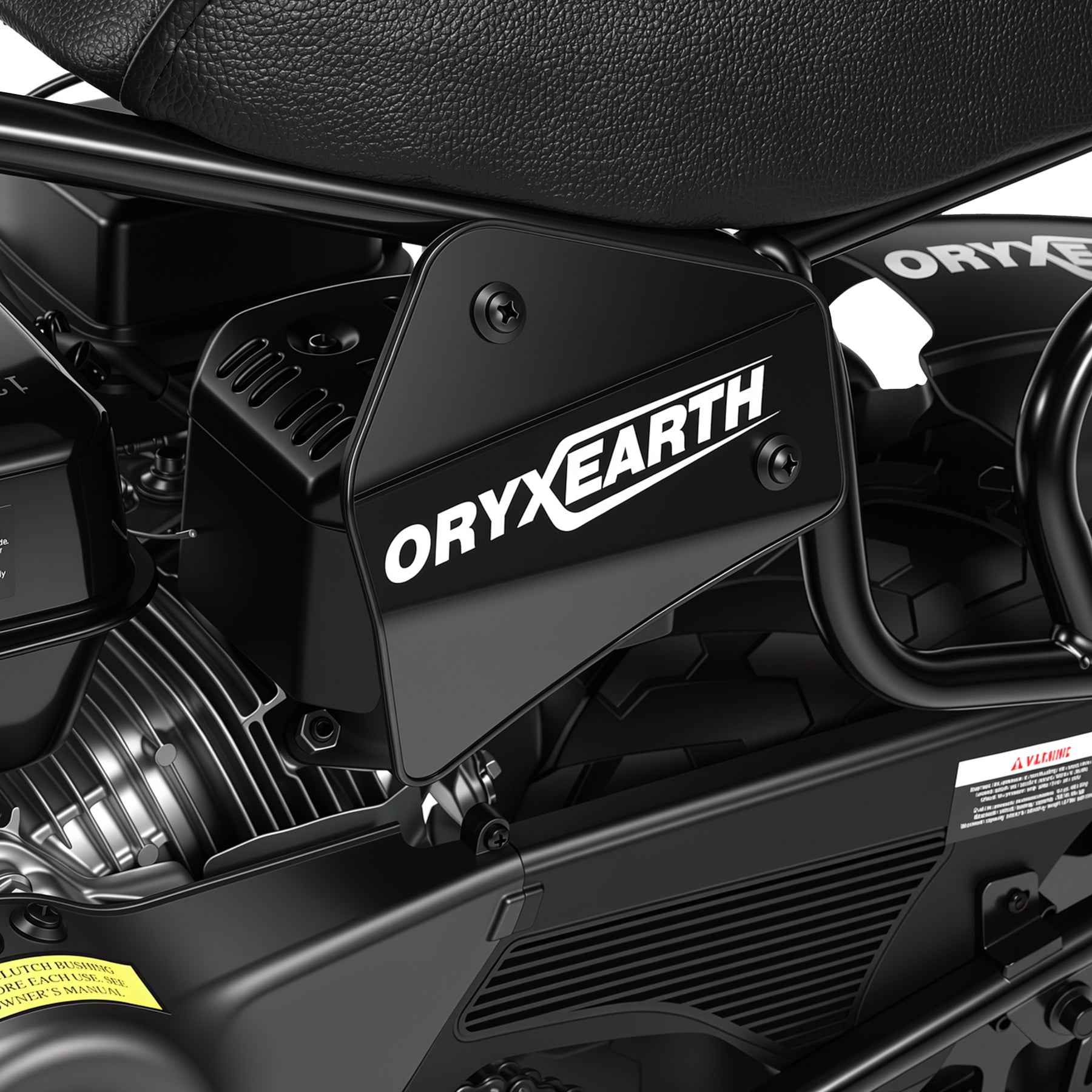 【WMT】Oryxearth 4-Stroke Minibike, 196CC Gas Powered Dirt Bike,Off-Road Trail for Adult, up to 30 Mph, Black
