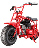 Oryxearth BRM100P-1 105CC Off-Road Gas Mini Bike for Adults & Teens, Red Edition, Up to 220 lbs