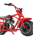 Oryxearth BRM100P-1 105CC Off-Road Gas Mini Bike for Adults & Teens, Red Edition, Up to 220 lbs