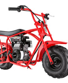 Oryxearth BRM100P-1 105CC Off-Road Gas Mini Bike for Adults & Teens, Red Edition, Up to 220 lbs