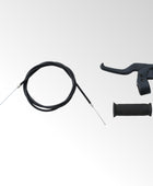 Brake Lever and Grip Kit for Oryxearth BRM40-2 Mini Bike Black