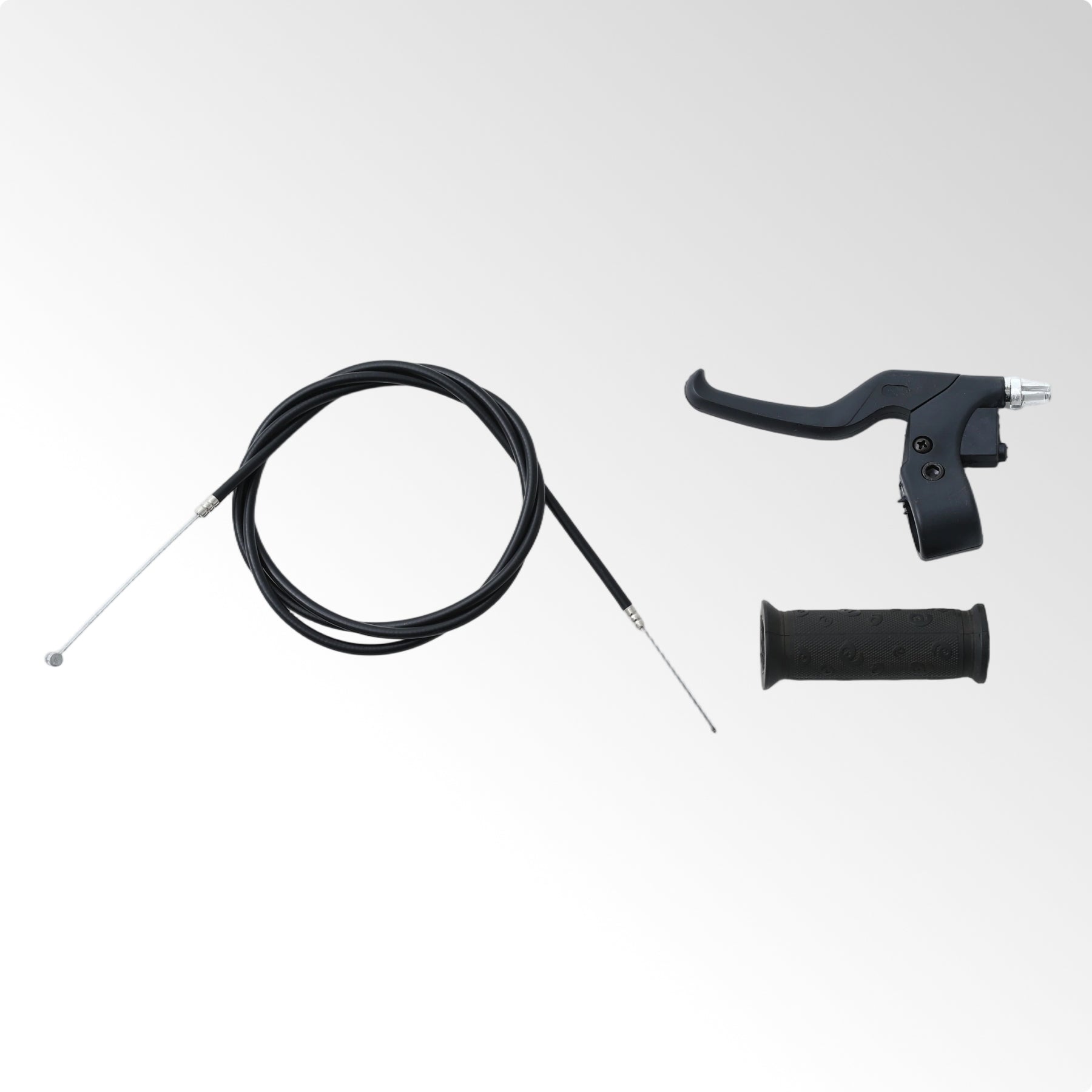 Brake Lever and Grip Kit for Oryxearth BRM40-2 Mini Bike Black