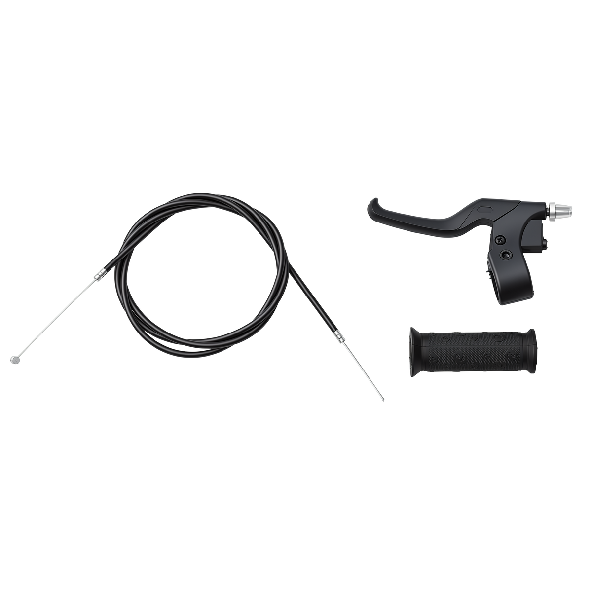 Brake Lever and Grip Kit for Oryxearth BRM40-2 Mini Bike Black