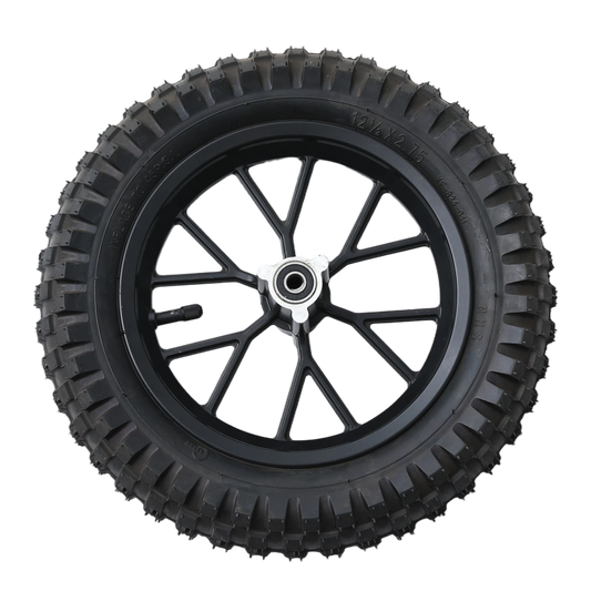 Oryxearth BRM40-3 Mini Bike Wheel Assembly Black (Front or Rear)
