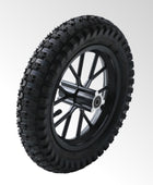 Oryxearth BRM40-3 Mini Bike Wheel Assembly Black (Front or Rear)