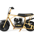 Oryxearth Golden Version 99CC 4-Stroke Kids Mini Bike Speed Up 24 Mph Weight Support UP to 185 LBS